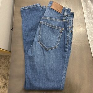 Madewell Curvy High-Rise Skinny Crop Jeans Dalstrom Wash sz 25 new without tags